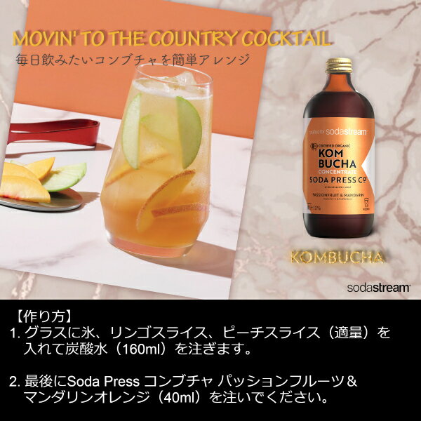 KONBUCHA毎日飲みたいコンブチャを簡単アレンジ