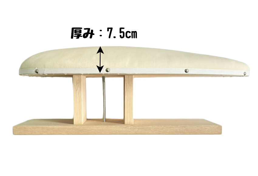 ラバン馬（卵型馬）17号（58x26cm）Pressing Board #17テーラーの必需品あらゆる箇所の仕上作業に最適　ADM　アダム sodeyama-10000377 アパレル・手芸のプロ用具 「匠」 サンプル画像3