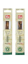 《Prym》プリム・1530 あみ針 四角棒針 5本入 ナチュラルウッド・ダブルポイント ※個別販売※ 全長:15cm/(3.5/4.0mm) あみ針 編み物 ...