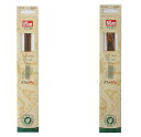 《Prym》プリム・1530 あみ針 四角棒針 5本入 ナチュラルウッド・ダブルポイント ※個別販売※ 全長:20cm/(3.0/3.5mm) あみ針 編み物 ...