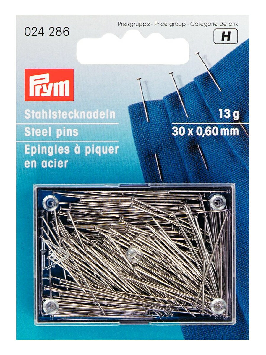 乐天商城 - 《Prym》プリム・シルクピン　30mm×0.6mm　13g　24286　仕立て　針　虫ピン　錆びにくい