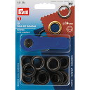 《Prym》プリム・ハトメ 両面ブラック キット付 14mm/10セット 541 384手芸 ハンドメイド