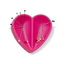 《Prym》プリム ドイツ Prym loveマグネットピンクッションハートPRYM Magnetic Pin Cushion heartマグネットピンクッション 610 284針山 マグネット 手芸 裁縫ハンドメイド おしゃれ 可愛い ハート ピンク ドット柄 磁石