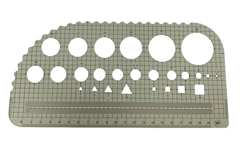 (まとめ) ステッドラー テンプレート 数字定規 0.5mm用 982 15-1 1枚 【×10セット】