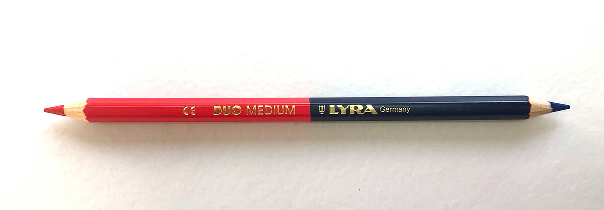 LYRAեDUOMEDIUMǥ奪ߥǥ̿ϻѼhexagonalpencilBlueRed26401017.8mmտ3.8mm