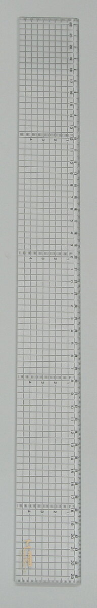 方眼カッター定規45cm(450x50x3mm)黒目盛りDESIGN MASTER