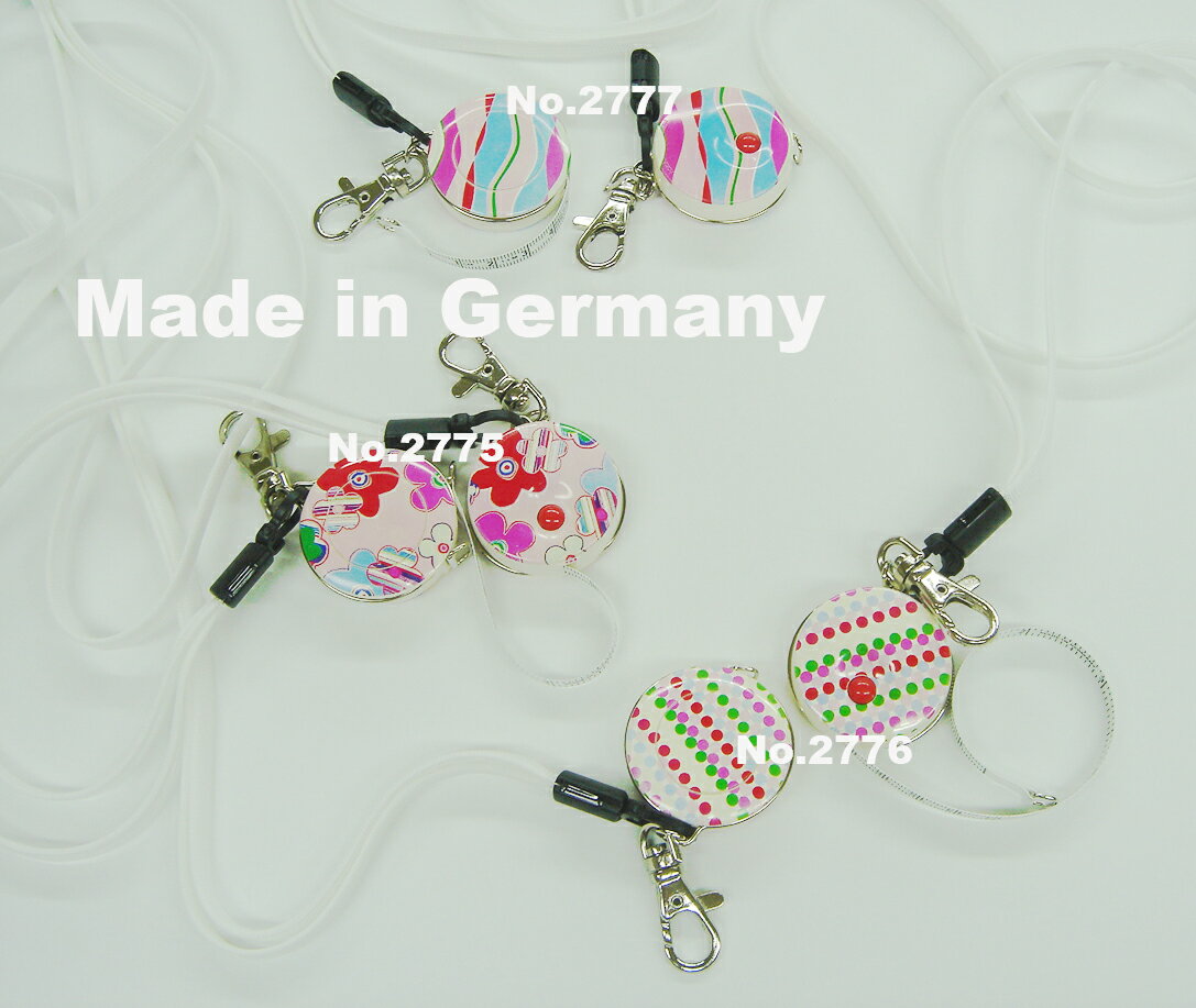 ヘキストマスhoechstmassネックホルダーメジャーパステルカラードット150cm/60inch