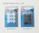 《Prym》プリム　ドイツ・プラスチックスナップボタン（ホック）　丸型 13mm／12セット入り　全2色347 161-347 162