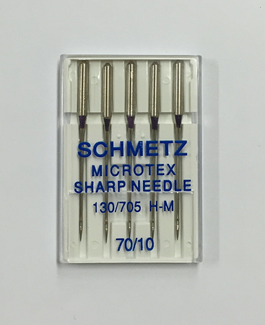 《SCHMETZ》シュメッツ　ドイツ製家庭用ミシン針　マイクロテックス（薄手生地用）MICROTEX130/705 H-M