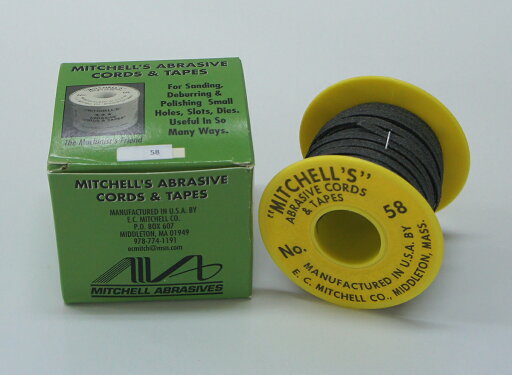 《MITCHELL'S》 ミッチェルコード USA ひもヤスリミッチェルテープ58番4.76mm巾x15m巻 150番Made in U.S.A. 《MITCHELL'S》 ミッチェルコード USA ひもヤスリミッチェルテープ58番4.76mm巾x15m巻 150番Made in U.S.A.