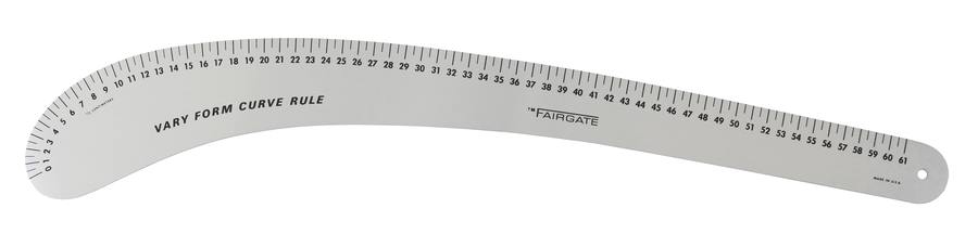 アメリカ製　カーブ尺VARY FORM CURVE RULE61cm(センチ表示）