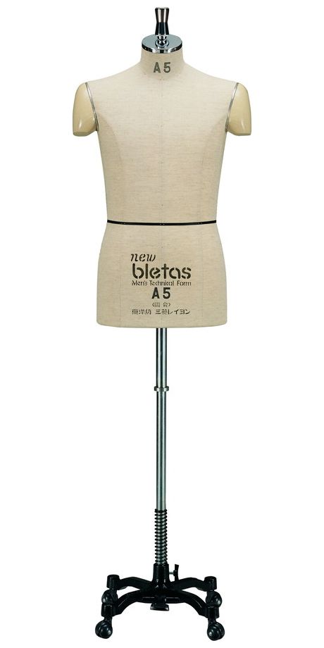 《キイヤ》 メンズ用ダミー new bletas ニューブレタス トルソボディ A体型 (Torso)【※代引き不可】