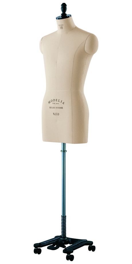 《キイヤ》 メンズ用ダミー MODELIA MH-MLN-T モデリア ヌードフォーム ミリュ38 オム トルソボディ(MILIEU 38 Homme Tors...