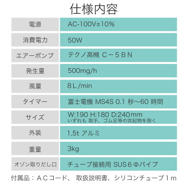オゾン発生器 Soec500