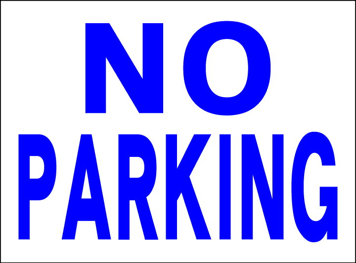 シンプルMサイズ看板 「NO PARKING」エトセトラ 屋外可のサムネイル