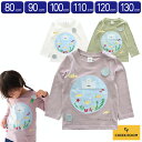 『GW限定SALEクーポン』長袖 ロンT 子供服 男の子 女の子 キッズ【CHEEK ROOM めだかの学校ロングTシャツ】子ども服 春夏 可愛い かわいい お...