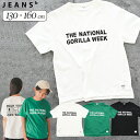 『全品SALEクーポン』半袖 子供服【GORILLA WEEK Tシャツ】【jeans-b(ジーンズベー)】アメカジ 子ども服 ジュニア 春夏 可愛い かわいい おしゃれ 子供用 男子 女子 小学生 中学生【ベビールーム babyroom】#350137