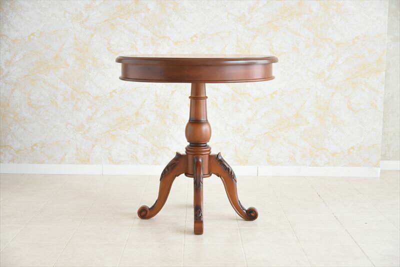 【70φトリノカフェテーブル3点セット BRGN】アンティーク ロココ クラシック 姫 プリンセス