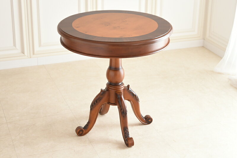 【70φトリノカフェテーブル3点セット BRGN】アンティーク ロココ クラシック 姫 プリンセス [2]