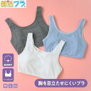 『全品SALEクーポン』ジュニアブラ【胸を目立たせにくいブラ】綿混 ハーフトップ 部活ブラ 中学生 高校生 下着 レディース 女性用【ルシアン LECIEN】【24WFB633】