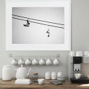『全品SALEクーポン発行中』アート 絵 ポスター【his-n-hers】※フレーム別売り ロサンゼルス LA スニーカー 風景 景色 モノトーン 写真 pho...