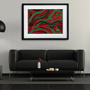 『全品SALEクーポン発行中』アート 絵 ポスター【A Tribe Called Quest Pattern】※フレーム別売り 模様 抽象画 モダン 渦 現代ア...