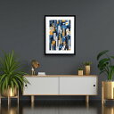 『全品SALEクーポン発行中』アート 絵 ポスター【Abstract NYC】※フレーム別売り 抽象画 アブストラクト ニューヨーク 模様 モダン 現代アート ...