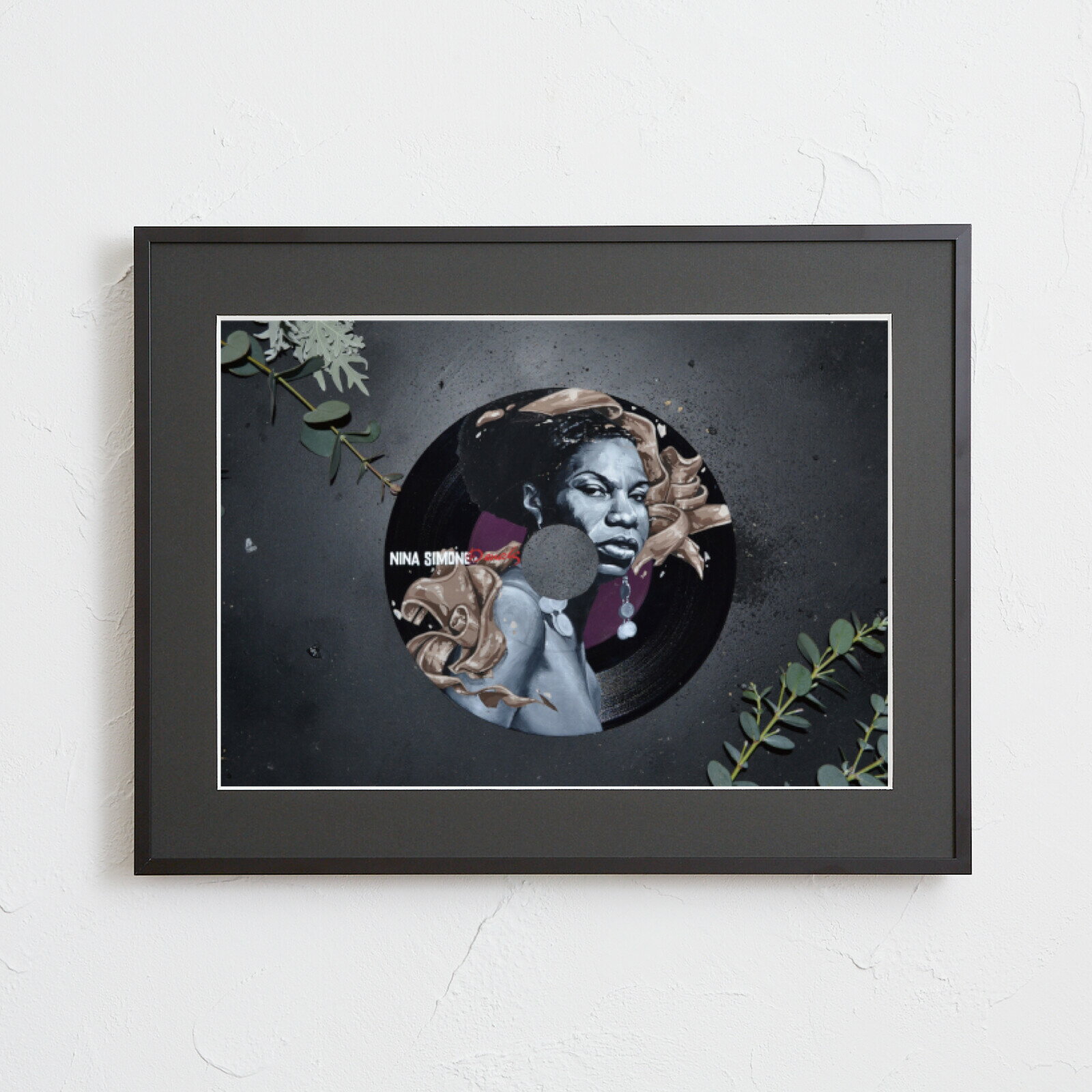 アート 絵 ポスター【NINA SIMONE】※フレーム別売り ニーナ・シモン ジャズ R&B アナログレコード イラストデザイン A4A3A2【Make Sense】 ＃denali346