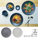 『GW限定SALEクーポン』軽量食器【煌 軽量 ワンプレート】陶器 磁器 ラウンドプレート 重さ 約630g 軽い 大皿 大きいお皿 和食器 27.7cm×2....