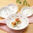 『GW限定SALEクーポン』【くまのがっこう(ふうせん)パーティーセット】【化粧箱入】大皿1点+小皿3点セット ピンク&ブルー&イエロー ジャッキー レンジ&食...