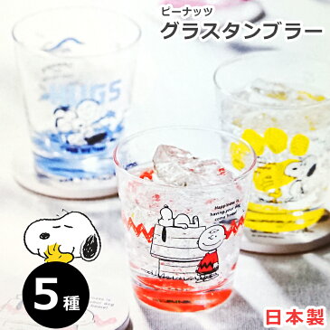 【15%OFF クーポン！楽天スーパーSALE！】スヌーピー【ピーナッツタンブラーM】グラス SNOOPYグッズ 大人 食器 日本製 【金正陶器】【SOERU-ソエル-】