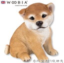『全品SALEクーポン発行中』ウービア Woobia 【右向きお座り秋田犬】 (幅14.8cm×奥行10.7cm×高さ15.3cm)犬 いぬ イヌ ドッグ 置物...