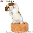 『全品SALEクーポン』ウービア Woobia 【Dancingジャックラッセルのスマホスタンド】 (幅14cm×奥行9.8cm×高さ15.3cm)犬 いぬ イ...