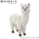 『全品SALEクーポン発行中』ウービア Woobia 【右向きに立つアルパカ】 (幅15.5cm×奥行6.5cm×高さ18cm)かわいい 置物 リアル 動物 お...