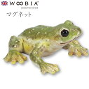 『全品SALEクーポン発行中』ウービア Woobia 【カエル マグネット】 (幅8cm×奥行7.5cm×高さ3.5cm)かわいい 置物 リアル 動物 おしゃれ...