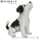 『全品SALEクーポン』ウービア Woobia 【待てジャックラッセルテリア 黒】 (幅4.5cm×奥行3.5cm×高さ5.8cm)犬 いぬ イヌ ドッグ do...