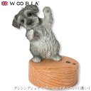 『全品SALEクーポン発行中』ウービア Woobia 【ダンシングシュナウザーのスマホスタンド(濃い)】 (幅13.5cm×奥行9.8cm×高さ14.5cm)犬...