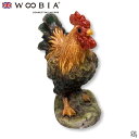 『全品SALEクーポン』ウービア Woobia 【鶏】 (幅2.5cm×奥行1.7cm×高さ2.8cm)かわいい 置物 リアル 動物 おしゃれ インテリア ガー...