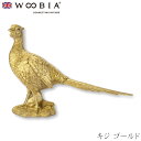 『全品SALEクーポン』ウービア Woobia 【キジ ゴールド】 (幅52.5cm×奥行14cm×高さ35cm)かわいい 置物 リアル 動物 おしゃれ インテ...