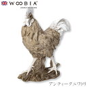 『全品SALEクーポン』ウービア Woobia 【アンティークニワトリ】 (幅35.5cm×奥行17cm×高さ40.2cm)かわいい 置物 リアル 動物 おしゃ...
