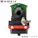 『全品SALEクーポン』ウービア Woobia 【機関車バードケア】 (幅15.5cm×奥行13.5cm×高さ23cm)かわいい 置物 リアル 動物 おしゃれ ...