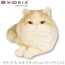 『全品SALEクーポン』【Woobia(ウービア)】【リラックス エキゾチックショートヘア(ミニ)】 (幅7.5cm×奥行4.8cm×高さ4cm)猫 ねこ ネコ...
