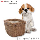 『全品SALEクーポン発行中』ウービア Woobia 【花鉢に寄り添うキャバリア】 (幅23.5cm×奥行13.8cm×高さ19.3cm)犬 いぬ イヌ ドッグ...