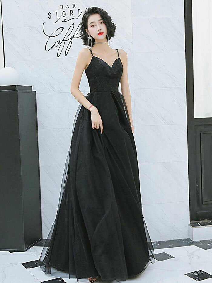 【P5倍★BLACK FRIDAY限定】ウェディングドレス ウエディングドレス カラードレス パーティードレス 演奏会 発表会 イブニングドレス フォーマルドレス カクテルドレス コンサート ブラック キャミソール ファスナー カジュアル 結婚式 二次会 披露宴 花嫁 前撮り 後撮り