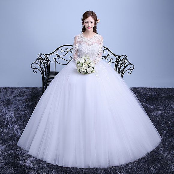 ウェディングドレス 長袖 花嫁 結婚式 ウエディングドレス マタニティドレス マタニティードレス 妊娠中ドレス 妊産婦ドレス 妊婦ドレス オーダーメイド可能 サイズオーダー可能 二次会ドレス エンパイア ブライダル ロングドレス 披露宴 バックレース 大きいサイズ