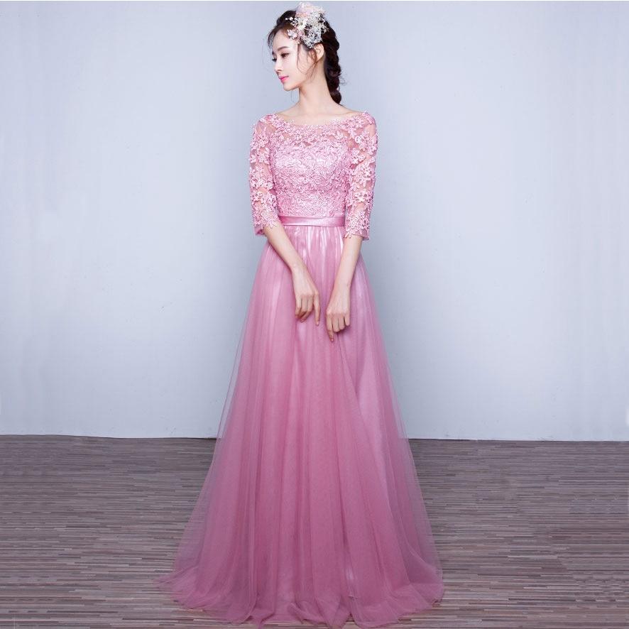 ウェディングドレス ウエディングドレス カラードレス ピンク 安い イブニングドレス 長袖 ロングスリーブ 二次会ドレス パーティードレス 演奏会 花嫁 フォーマル 結婚式 ブライズメイドドレス 披露宴 コンサート 発表会 カクテルドレス 前撮り 後撮り ブライダル 袖あり