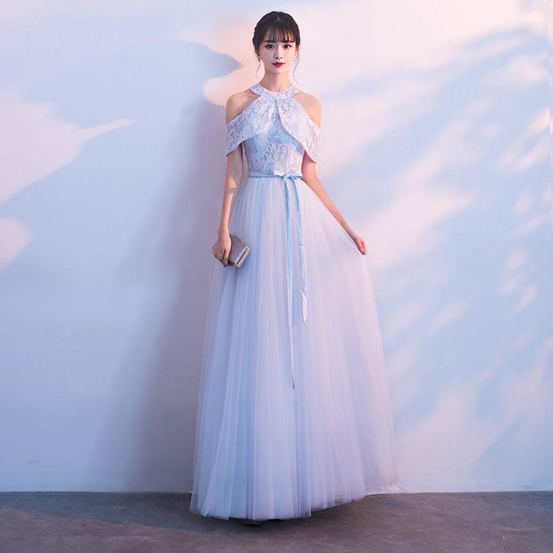 ウェディングドレス ウエディングドレス カラードレス 演奏会 安い ブルー ロングドレス 花嫁 結婚式 イブニングドレス 二次会ドレス フォーマル パーティードレス サッシュリボン 発表会 披露宴 コンサート カクテルドレス 前撮り 後撮り ブライダル wedding dress