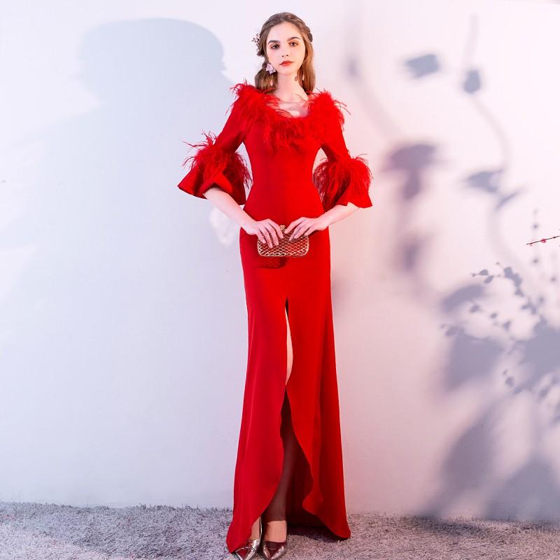 ウェディングドレス ウエディングドレス カラードレス 安い ロングドレス 演奏会 長袖 ロングスリーブ イブニングドレス 花嫁 パーティードレス 二次会ドレス カクテルドレス フォーマル 大きい サイズ 3色選択可 発表会 結婚式 披露宴 コンサート 前撮り 後撮り