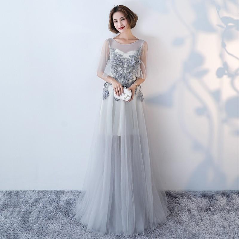 ウェディングドレス ロングドレス 演奏会 カラードレス 袖あり 結婚式 イブニングドレス パーティードレス 二次会ドレス 安い ウエディングドレス 花嫁 フォーマル コンサート 発表会ドレス 披露宴 カクテルドレス 前撮り 後撮り ウェディングカラードレス ブライダル