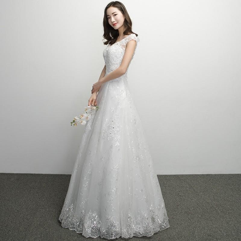 ウエディングドレス 結婚式 Aラインドレス 二次会ドレス ロングドレス 後撮り 花嫁ドレス パーティードレス ウェディングドレス 半袖 エンパイア サッシュリボン 披露宴 前撮り ブライダルドレス 海外挙式 オーダーメイド オフホワイト 5号 7号 9号 11号 13号 15号 17号